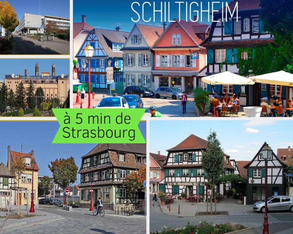 Vieux Schilik / Parking / Tram / Parlement / Proche Strasbourg Centre Appartement Schiltigheim Buitenkant foto