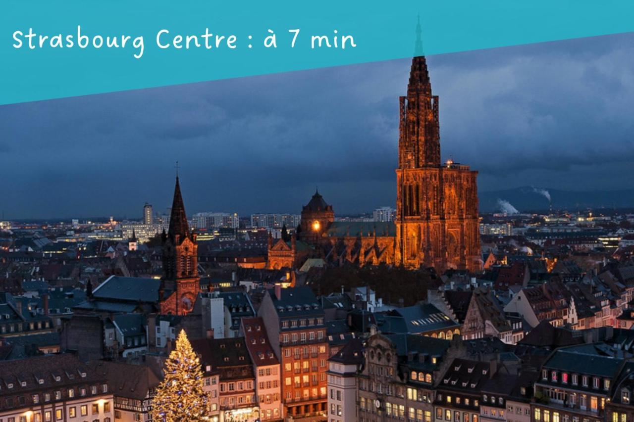 Vieux Schilik / Parking / Tram / Parlement / Proche Strasbourg Centre Appartement Schiltigheim Buitenkant foto